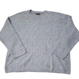 Vince Camuto Women's Warm Cozy Pullover Crew Neck Cable Sweater